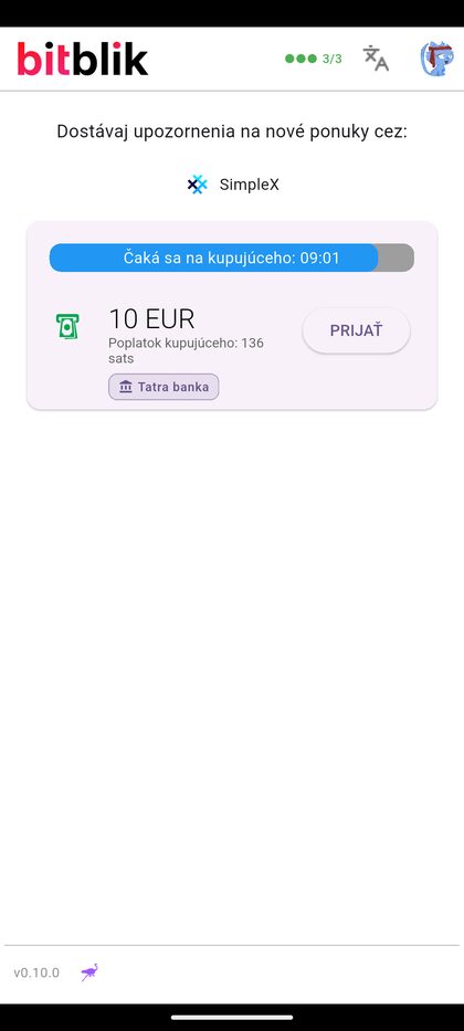 Zoznam ponúk so štítkom Tatra banka
